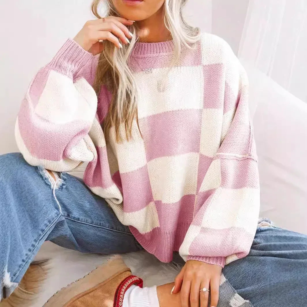 Kayla - Cozy Pullover Sweater - MABEL LONDON