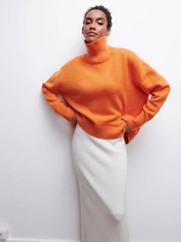 ALYSSA™ - Elegant Turtleneck Sweater - MABEL LONDON