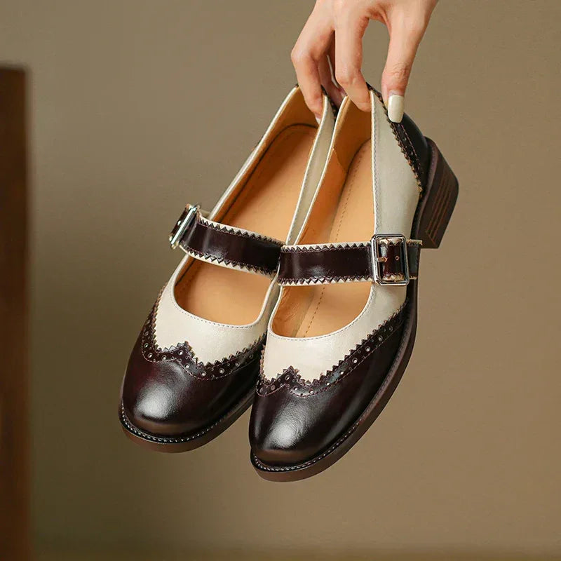Lumerra | Everyday Leather Mary Janes - MABEL LONDON