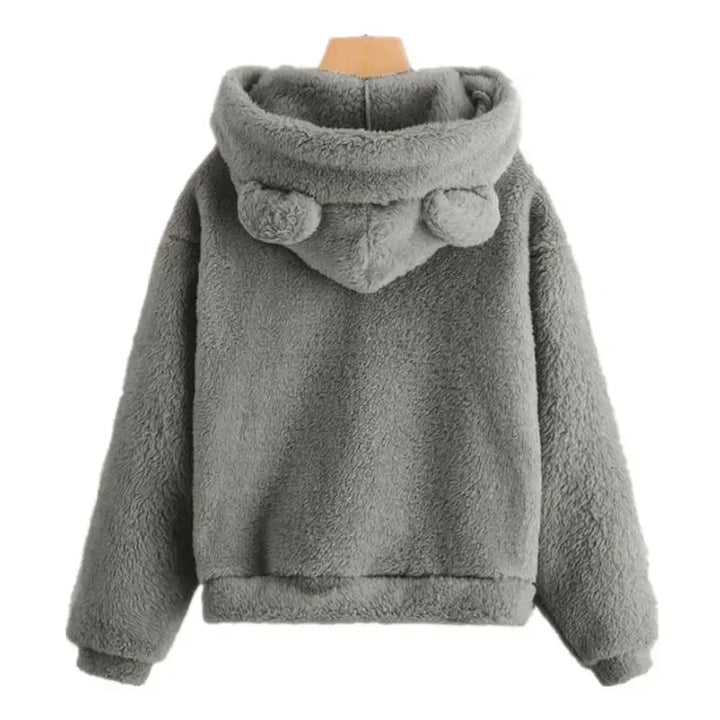 Ellie - Fluffy Teddybear Sweater - MABEL LONDON