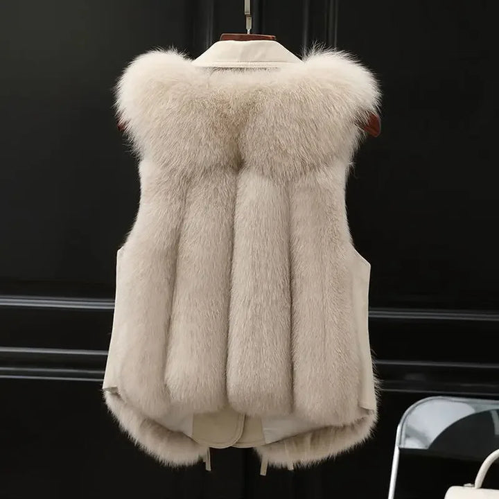Megane | Regal Fur Vest - MABEL LONDON