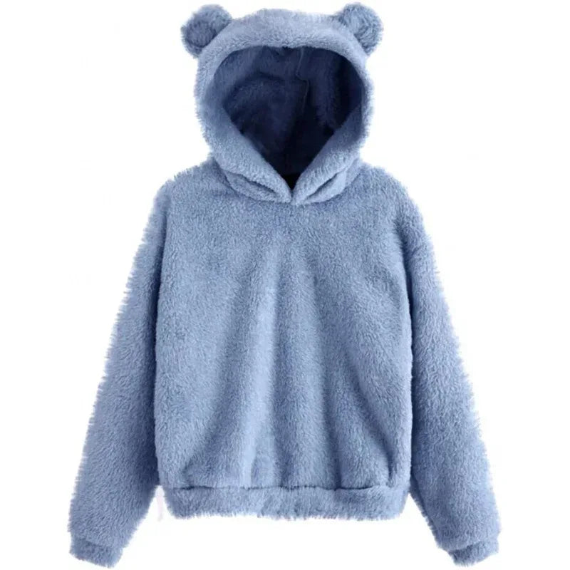 Ellie - Fluffy Teddybear Sweater - MABEL LONDON