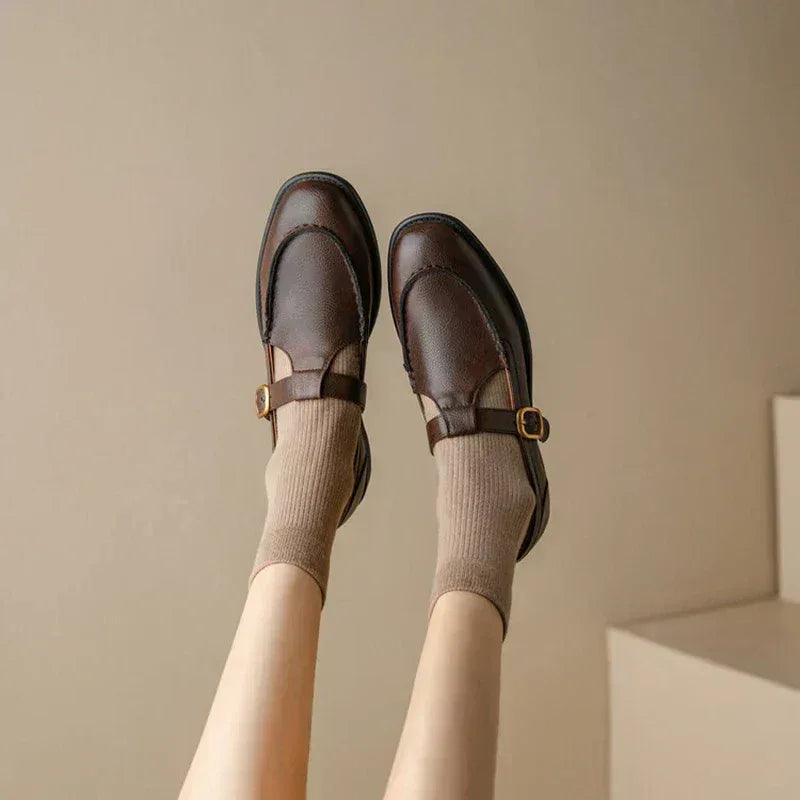 Nancy | Retro-Inspired Leather Shoes - MABEL LONDON