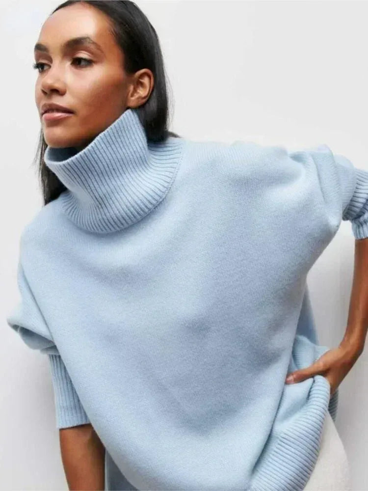ALYSSA™ - Elegant Turtleneck Sweater - MABEL LONDON
