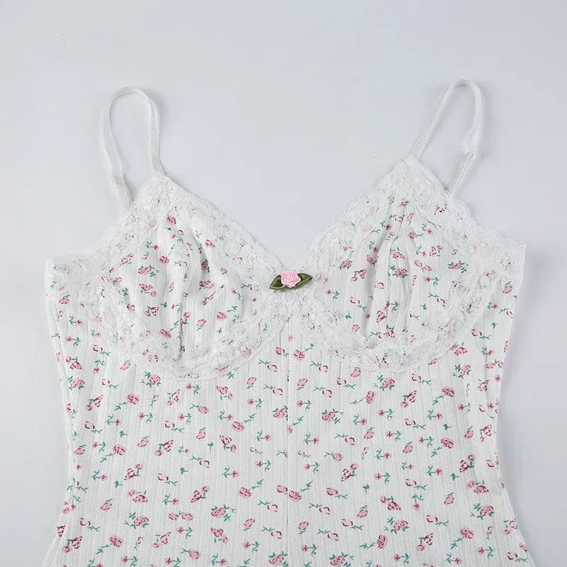 JOY™ – Dreamy Floral Sleeveless Bodysuit - MABEL LONDON