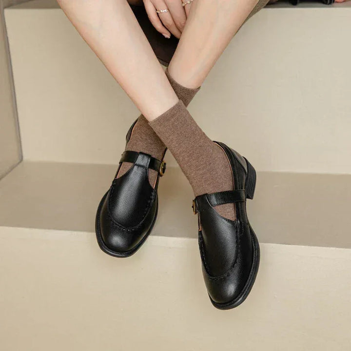 Nancy | Retro-Inspired Leather Shoes - MABEL LONDON