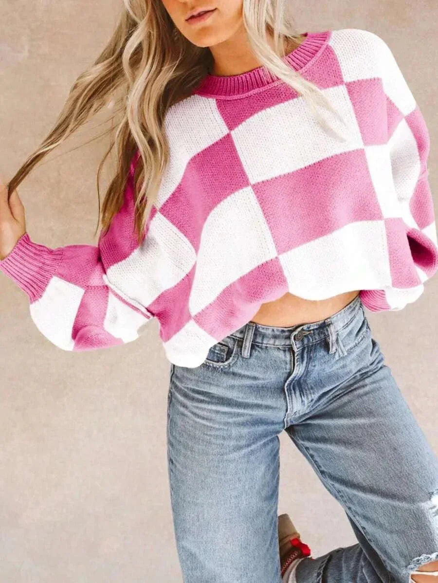 Kayla - Cozy Pullover Sweater - MABEL LONDON