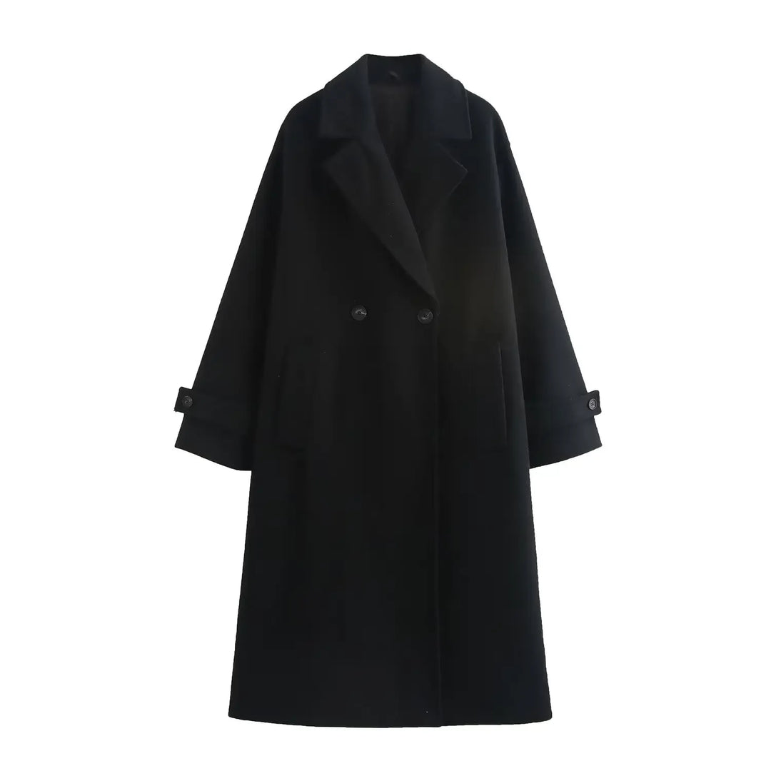 Elora - Longline Luxe Coat - MABEL LONDON