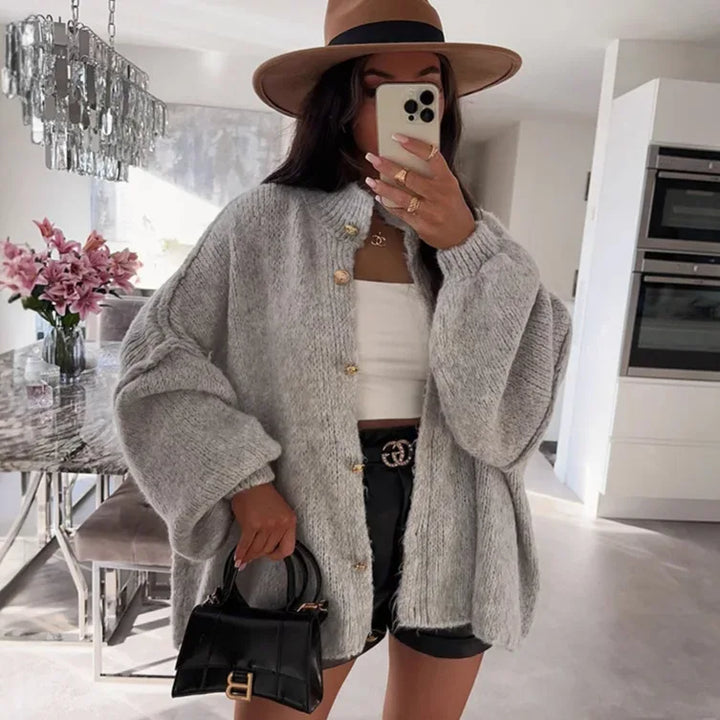 AURA™ | Quiet Comfort Oversized Knit Cardigan - MABEL LONDON