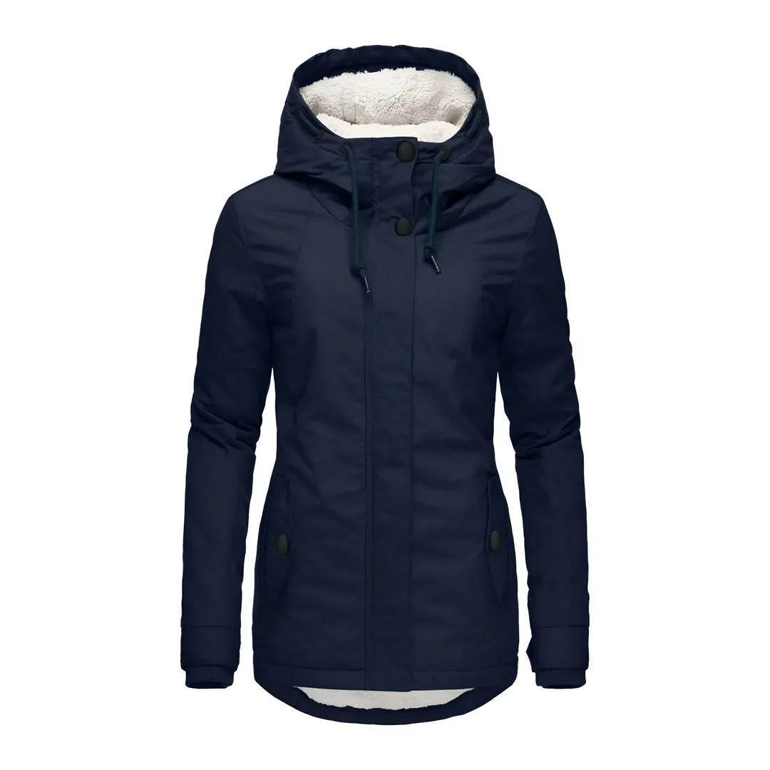 Agnes | Long Waterproof Winter Coat - MABEL LONDON