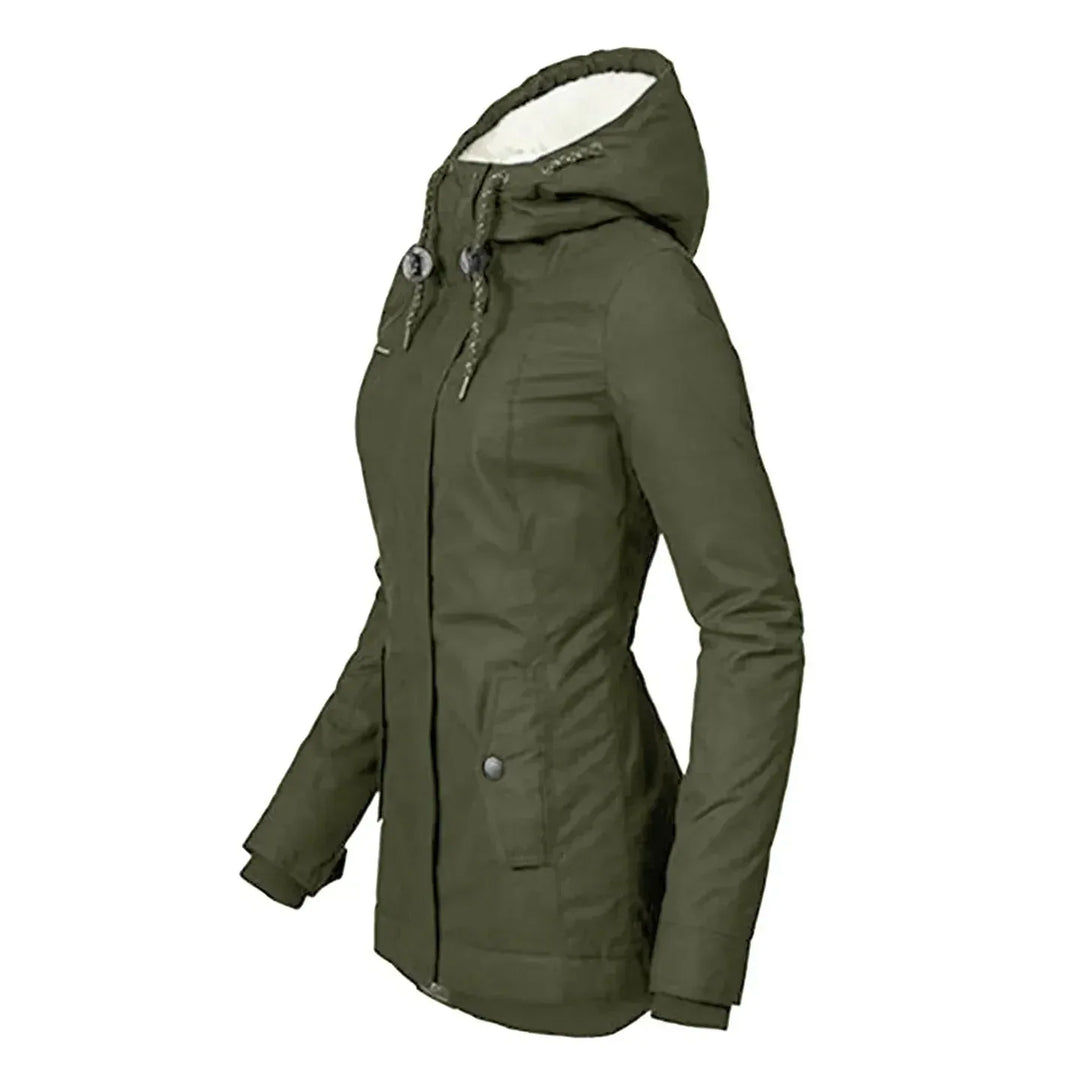 Agnes | Long Waterproof Winter Coat - MABEL LONDON