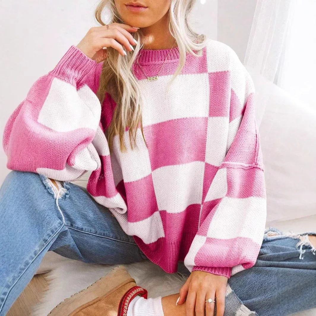 Kayla - Cozy Pullover Sweater - MABEL LONDON