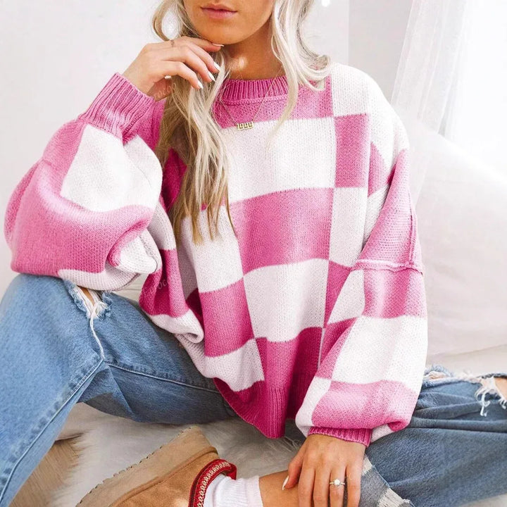 Kayla - Cozy Pullover Sweater - MABEL LONDON