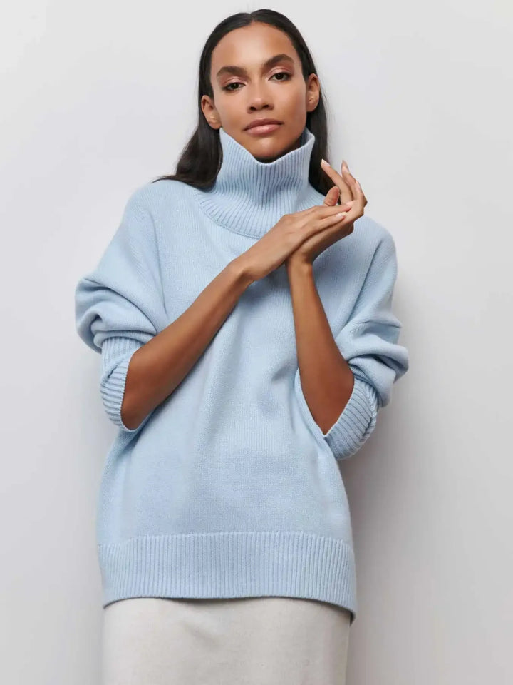 ALYSSA™ - Elegant Turtleneck Sweater - MABEL LONDON