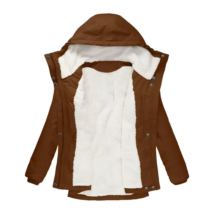 Agnes | Long Waterproof Winter Coat - MABEL LONDON