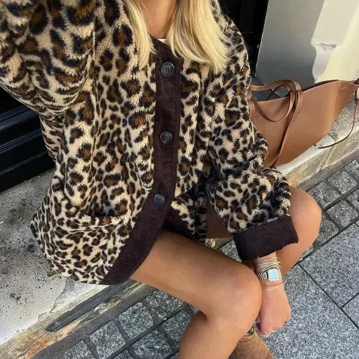 LYDIA™ | Chic Leopard Cardigan - MABEL LONDON