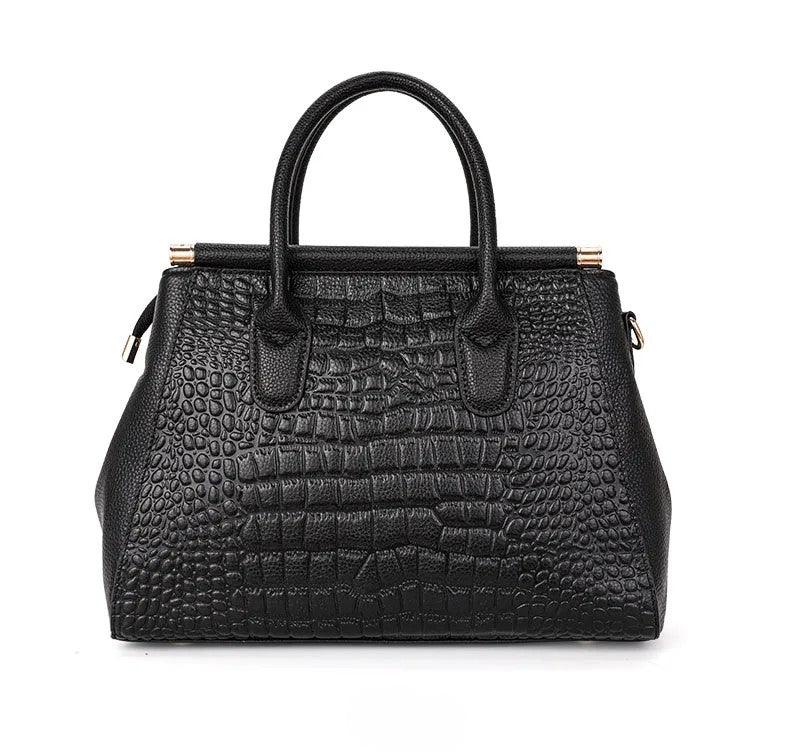 Aurelia | Croc Handbag - MABEL LONDON
