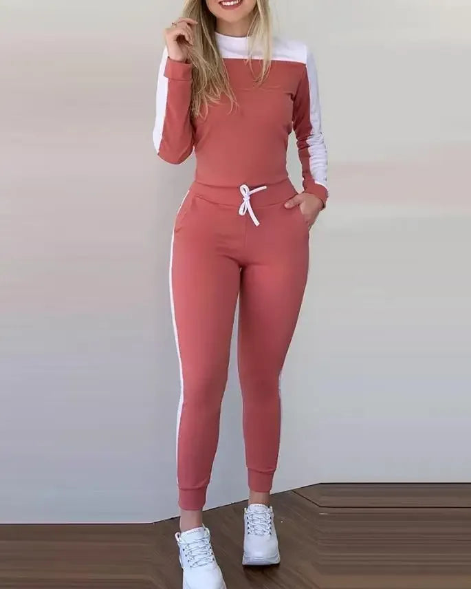 FARRAH™ – Relaxed Fit Sporty Two-Piece Set - MABEL LONDON