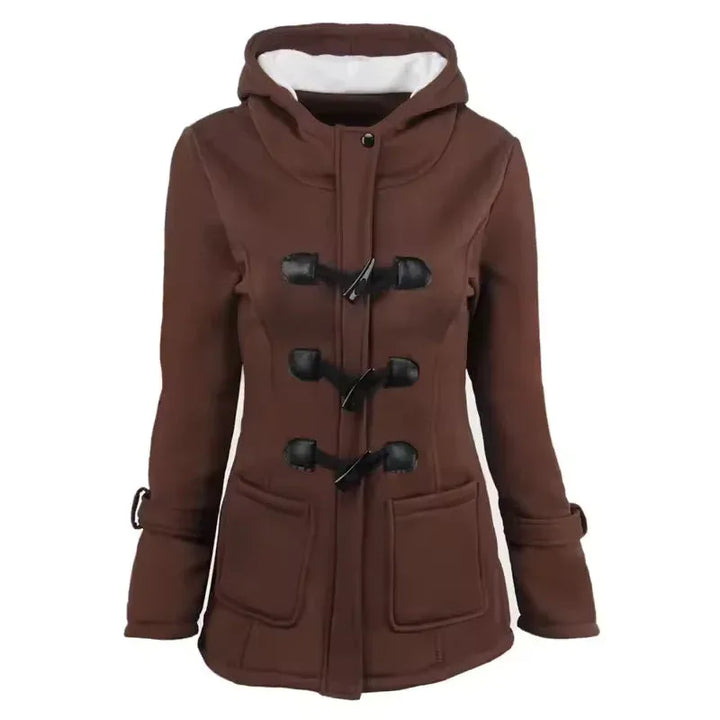 Debby | Trench Coat with Hood - MABEL LONDON