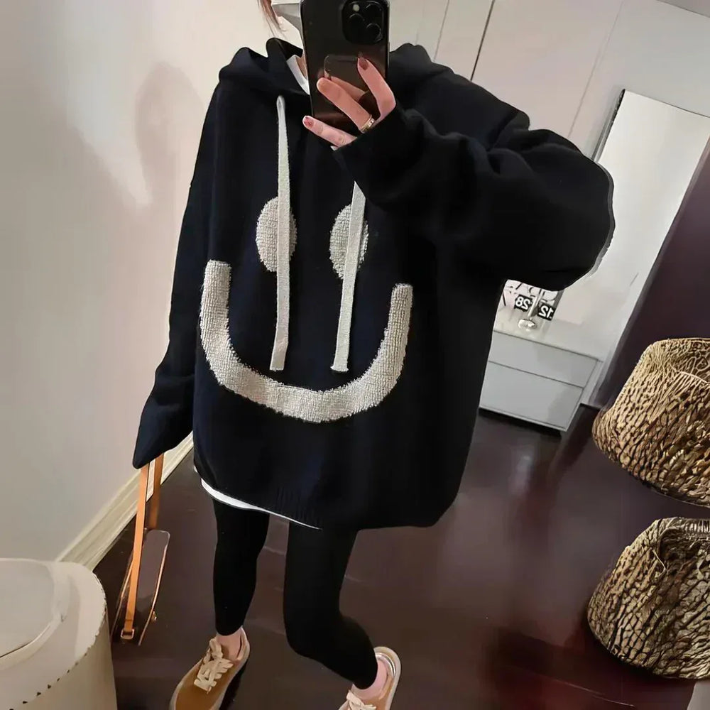 SMILEY™ | Cozy Oversized Hoodie - MABEL LONDON