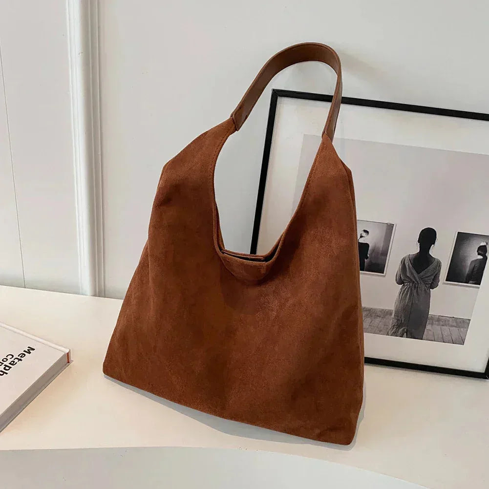 Ottilie | Suede Shoulder Bag - MABEL LONDON