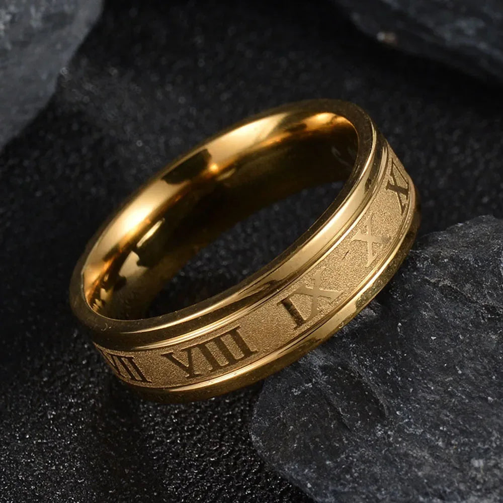 NOELLE™ – Modern Roman Numeral Ring - MABEL LONDON