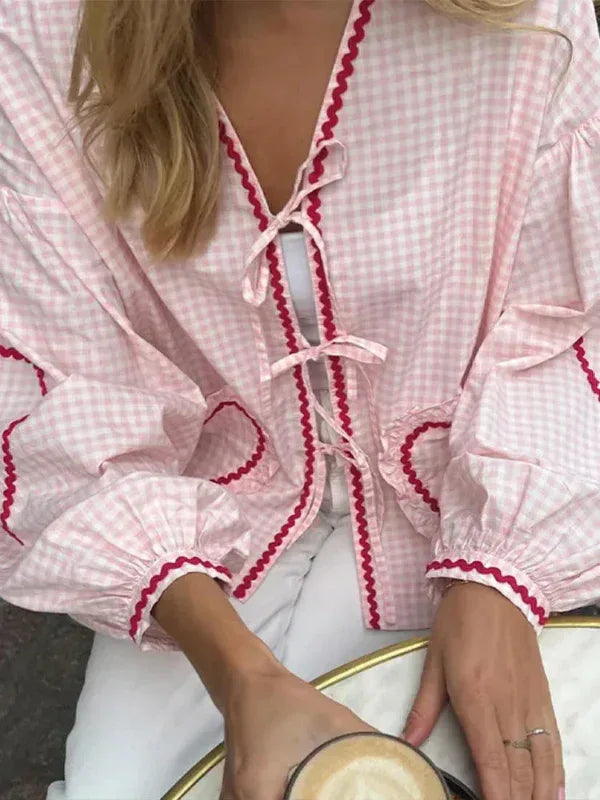 Lunessa | Charming Heart Blouse - MABEL LONDON