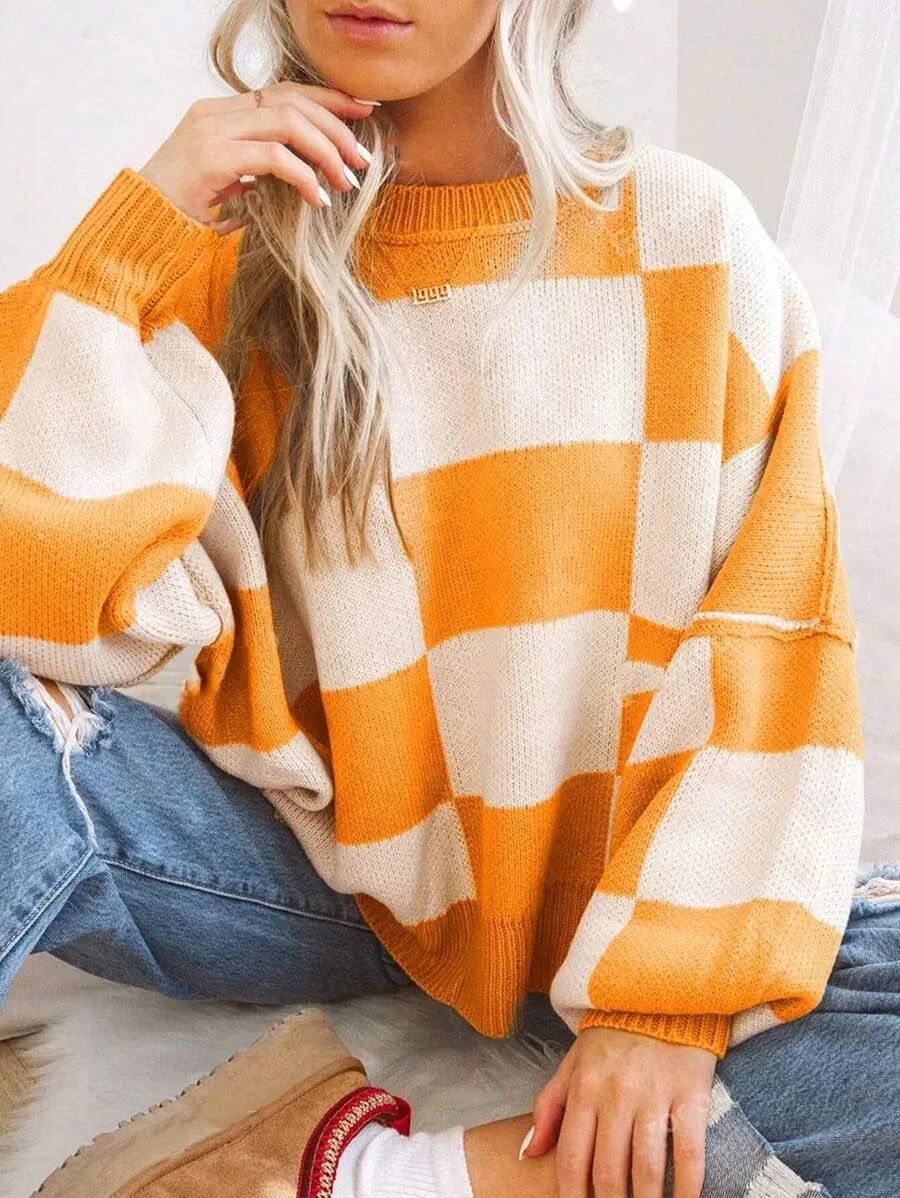 Kayla - Cozy Pullover Sweater - MABEL LONDON