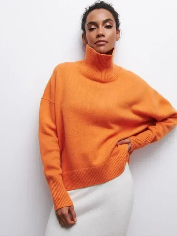 ALYSSA™ - Elegant Turtleneck Sweater - MABEL LONDON