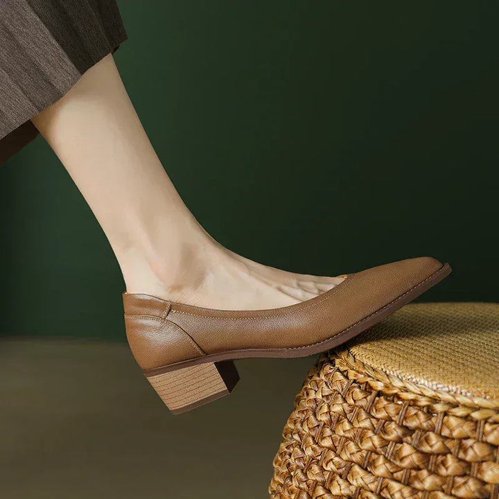 Michela | Graceful Mid-Heeled Shoes - MABEL LONDON