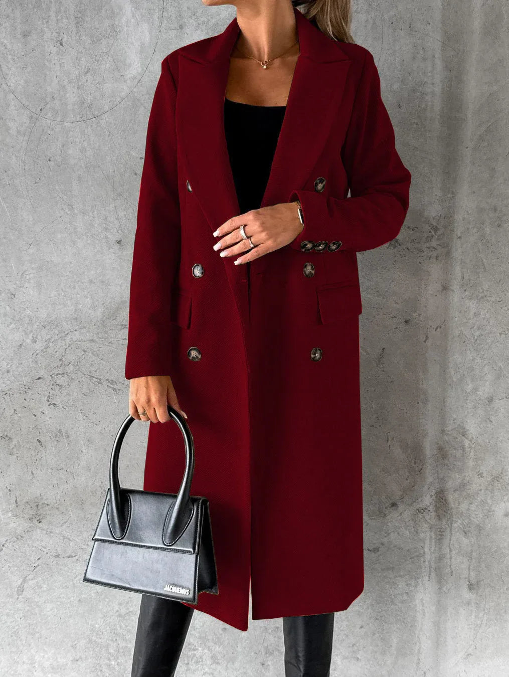 Jolie - Timeless Longline Coat - MABEL LONDON
