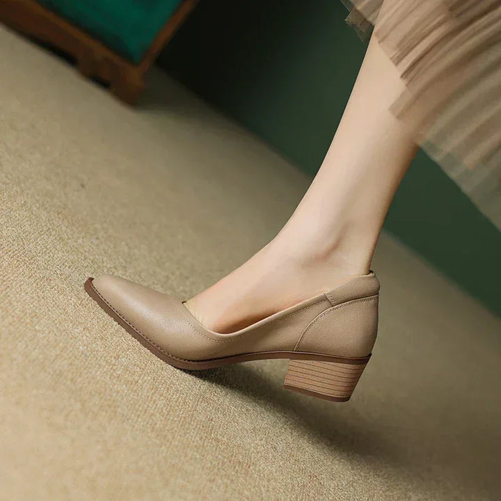 Michela | Graceful Mid-Heeled Shoes - MABEL LONDON