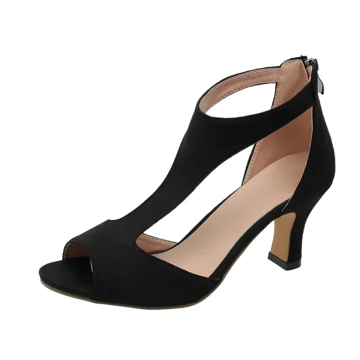 ALANA™ – Sleek Open-Side Heels - MABEL LONDON