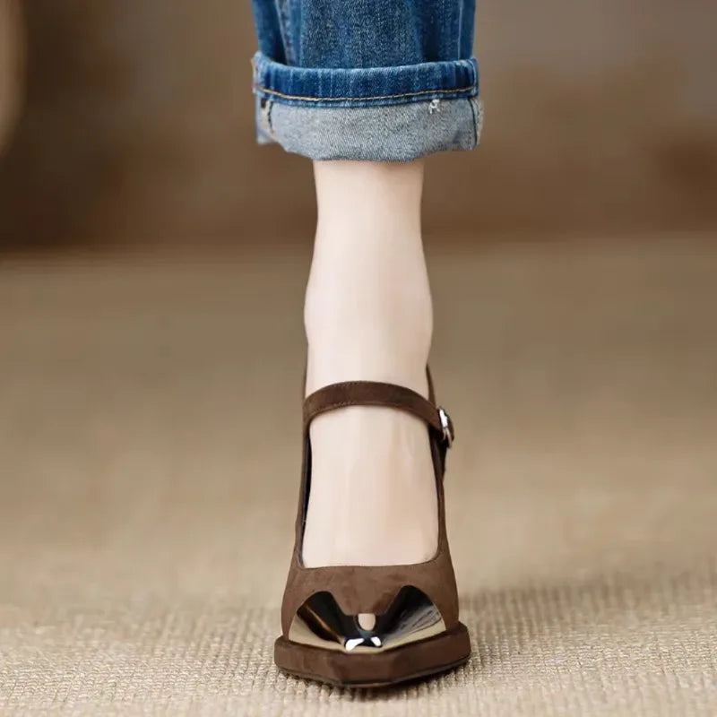 Orvanna | Elegant Leather Mary Janes - MABEL LONDON