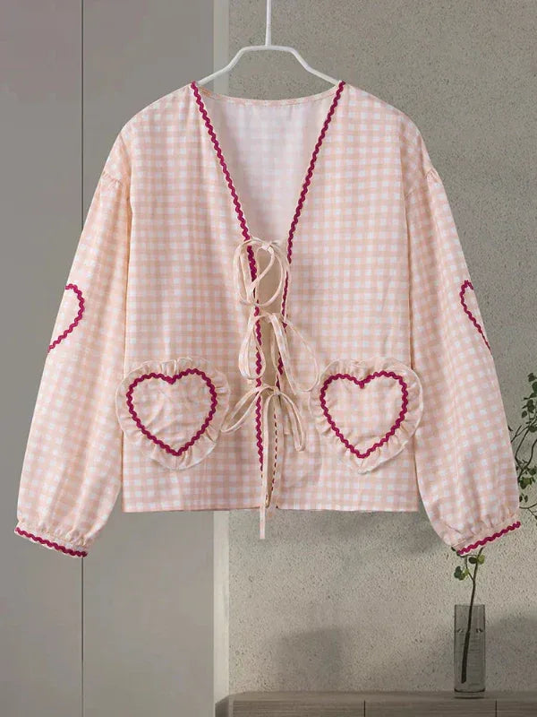 Lunessa | Charming Heart Blouse - MABEL LONDON