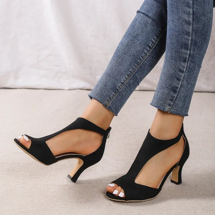 ALANA™ – Sleek Open-Side Heels - MABEL LONDON