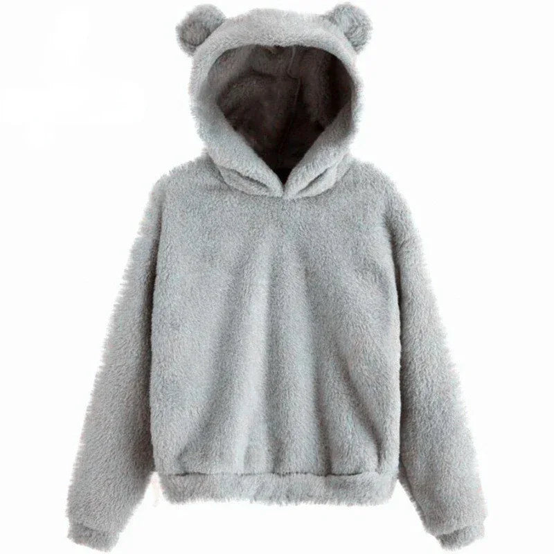 Ellie - Fluffy Teddybear Sweater - MABEL LONDON