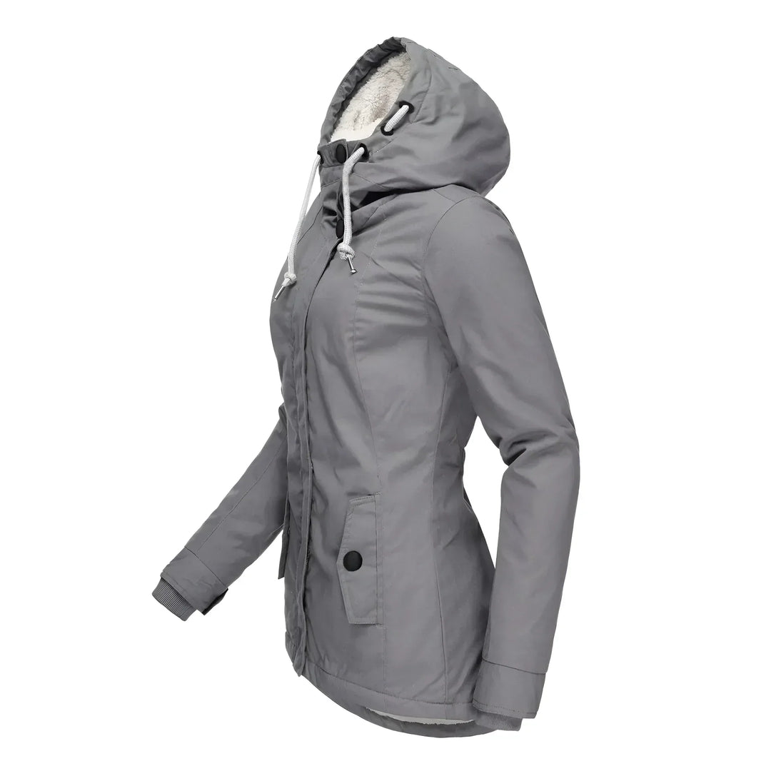 Agnes | Long Waterproof Winter Coat - MABEL LONDON