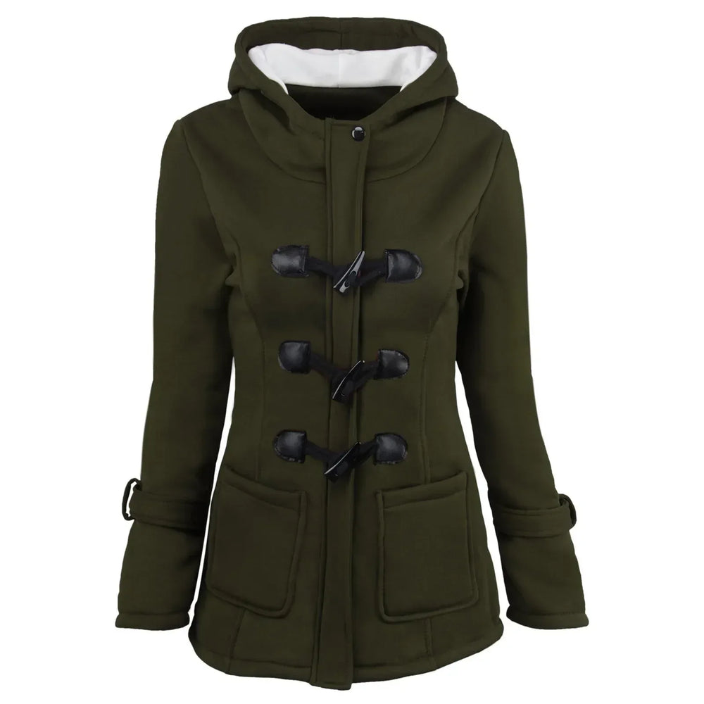 Debby | Trench Coat with Hood - MABEL LONDON