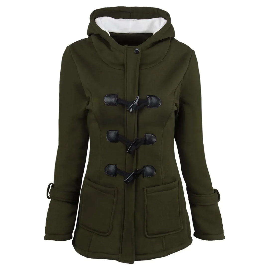 Debby | Trench Coat with Hood - MABEL LONDON