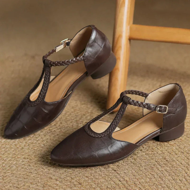 Risla | Soft Leather Mary Janes - MABEL LONDON