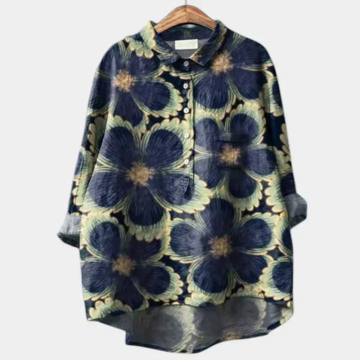 TALLIE™ – Relaxed Printed Blouse - MABEL LONDON