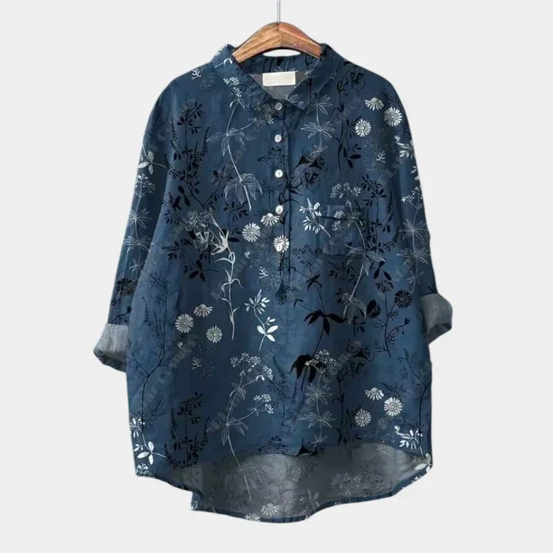 TALLIE™ – Relaxed Printed Blouse - MABEL LONDON