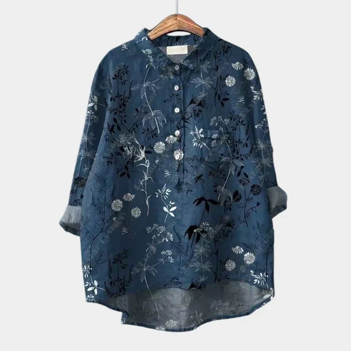 TALLIE™ – Relaxed Printed Blouse - MABEL LONDON