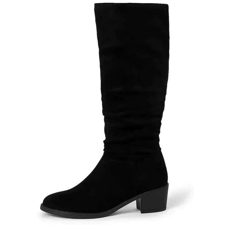 VELVÉNA™ | HIGH SUEDE BOOTS - MABEL LONDON