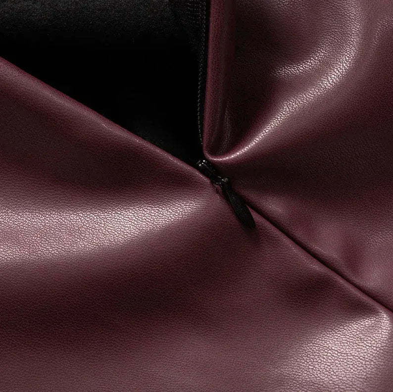 SERAN™ | Sleek Faux Leather Top - MABEL LONDON