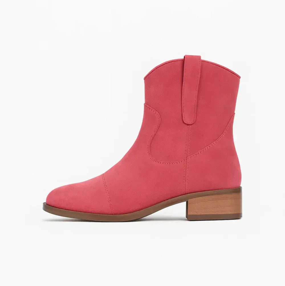 SUEDELLEA™ | WESTERN SUEDE BOOTS - MABEL LONDON
