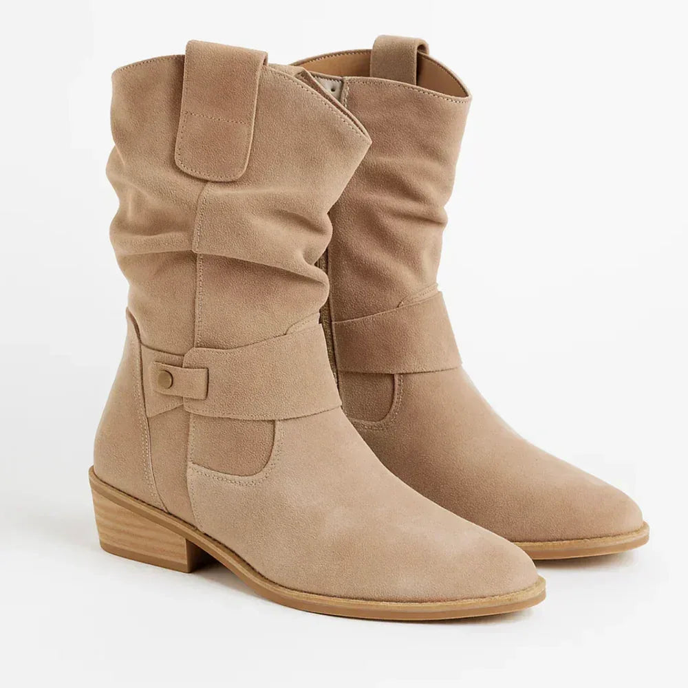 SUEVANAE™ | SUEDE BOOTS - MABEL LONDON