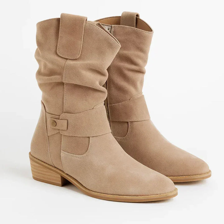 SUEVANAE™ | SUEDE BOOTS - MABEL LONDON