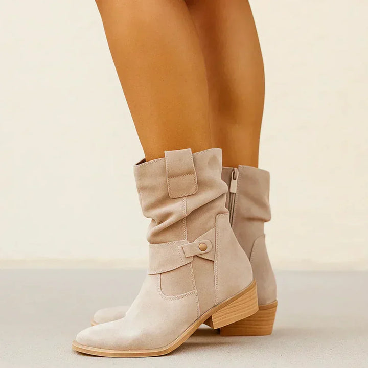 SUEVANAE™ | SUEDE BOOTS - MABEL LONDON